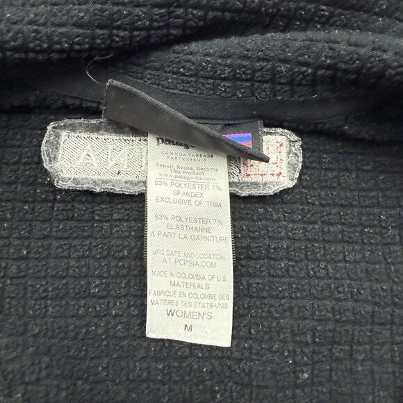 Patagonia Womens M Black Purina Common Threads Long Sleeve Jacket - Picture 8 of 11